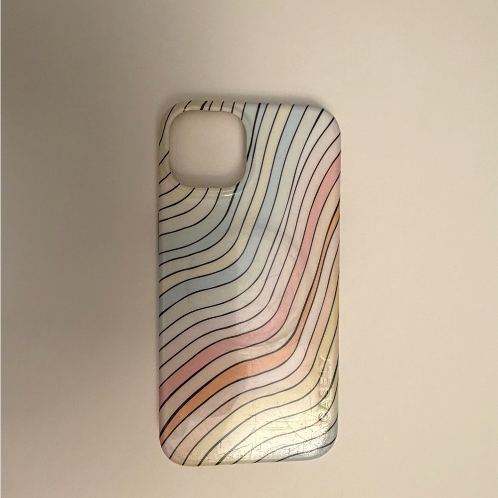 Used Casely iPhone 13 Case | Pattern: Ride the Wave | Magsafe Compatible